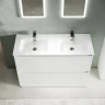 Тумба под раковину Sancos Libra Floor 120 LB120F-2W Белый глянец МДФ / ЛДСП