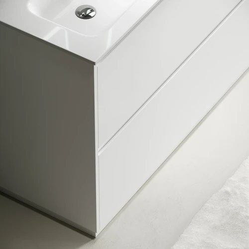 Тумба под раковину Sancos Libra Floor 120 LB120F-2W Белый глянец МДФ / ЛДСП