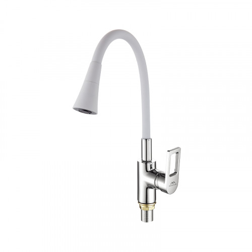 Смеситель для кухни Fashun A4253+B13 цвет Хром Белый