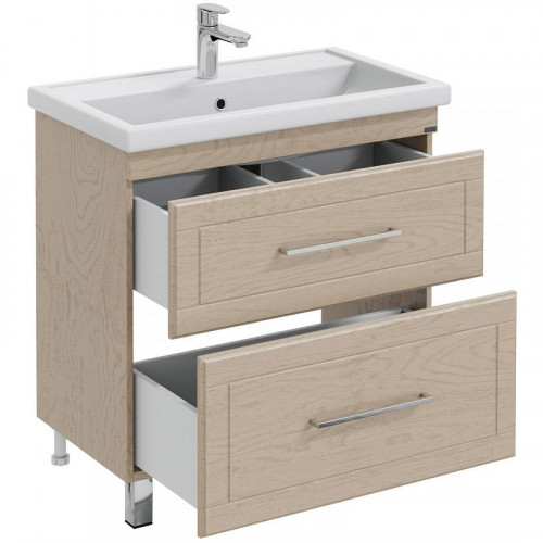 Тумба под раковину СанТа Венера 80 221016 Дуб бежевый