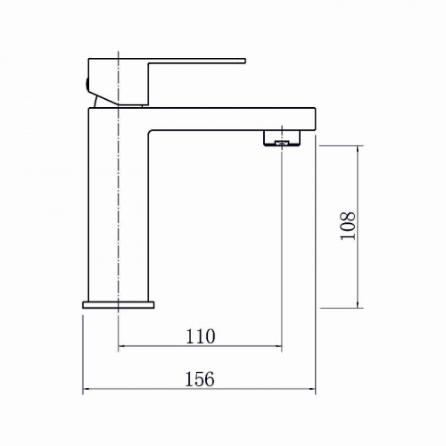 Смеситель для раковины Fashun A51117 цвет Сатин