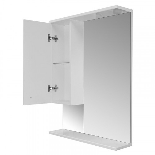 Зеркало со шкафом Loranto Моника 60 L CS00047789 цвет Белый
