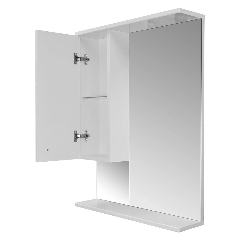 Зеркало со шкафом Loranto Моника 60 L CS00047789 цвет Белый