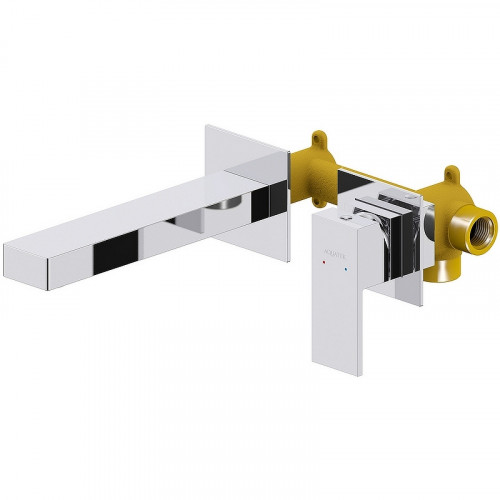 Смеситель для раковины Aquatek Либра AQ1613CR Хром латунь встраиваемый