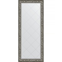 Зеркало Evoform Exclusive-G Floor 203х84 BY 6325 с гравировкой в багетной раме - Византия серебро 99 мм стекло