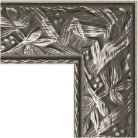 Зеркало Evoform Exclusive-G Floor 203х84 BY 6325 с гравировкой в багетной раме - Византия серебро 99 мм стекло