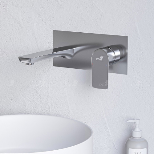 Смеситель для раковины RGW Shower Panels SP-46 51140546-01 Хром латунь встраиваемый