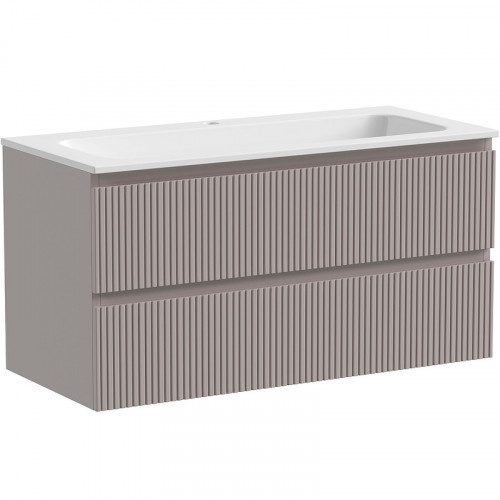 Тумба под раковину Sancos Snob T 100 SNT100SM подвесная Doha Soft МДФ / ЛДСП