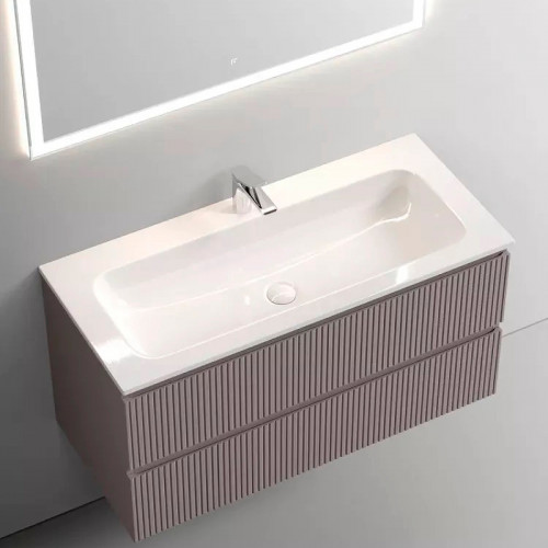 Тумба под раковину Sancos Snob T 100 SNT100SM подвесная Doha Soft МДФ / ЛДСП