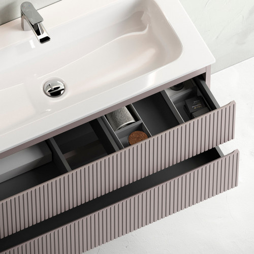 Тумба под раковину Sancos Snob T 100 SNT100SM подвесная Doha Soft МДФ / ЛДСП