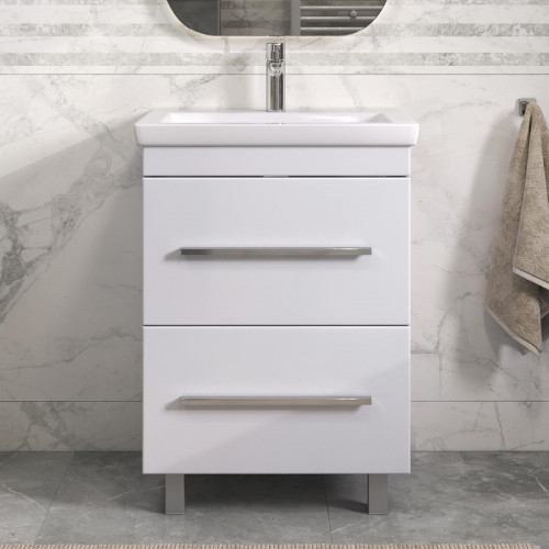 Тумба под раковину Vigo Land 60 19 цвет Белый