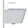 Комплект унитаза Berges Floe S Rimless с инсталляцией Atom Line 043347 с сиденьем Микролифт и клавишей смыва Хром матовый фарфор подвесной