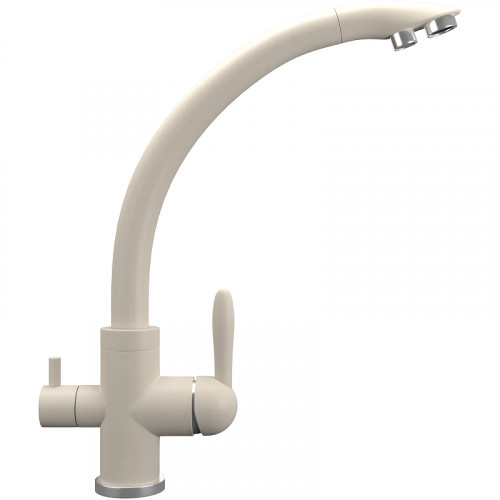 Смеситель для кухни Ulgran Quartz UQ-017-02 Лен латунь