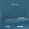 Душевой уголок AM.PM Func 120x90 W84G-403-12090-BТ профиль Черный матовый стекло прозрачное