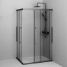 Душевой уголок AM.PM Func 120x90 W84G-403-12090-BТ профиль Черный матовый стекло прозрачное