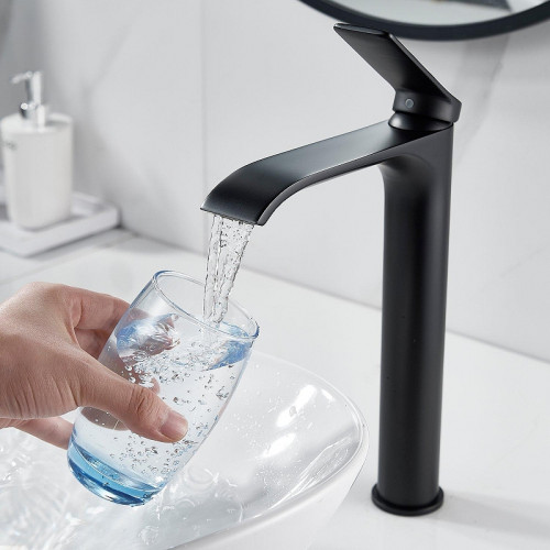 Смеситель для раковины Shevanik S4111H цвет Черный