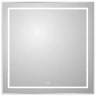 Зеркало BelBagno Kraft 80 SPC-KRAFT-800-800-LED-TCH-WARM с подсветкой Сатин с сенсорным выключателем и подогревом стекло