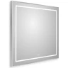 Зеркало BelBagno Kraft 80 SPC-KRAFT-800-800-LED-TCH-WARM с подсветкой Сатин с сенсорным выключателем и подогревом стекло
