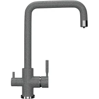 Смеситель для кухни Ulgran Classic U-019-309 Темно-серый латунь