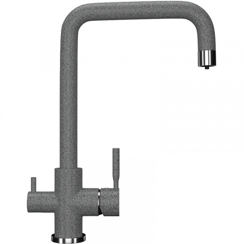 Смеситель для кухни Ulgran Classic U-019-309 Темно-серый латунь