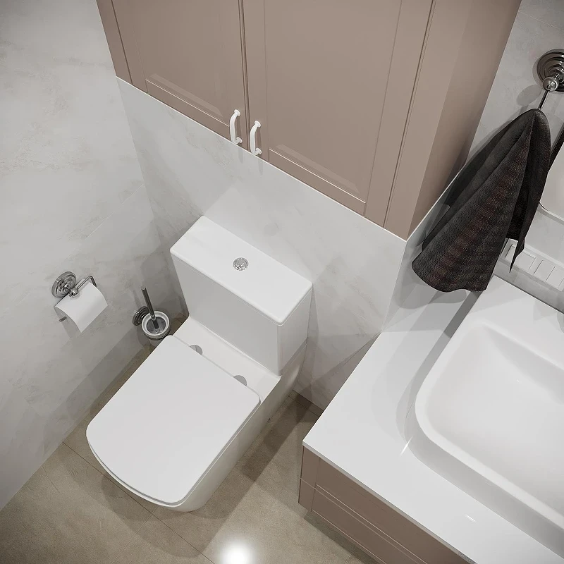 Унитаз компакт Lavinia Boho Aveo 3306010R цвет Белый глянцевый с бачком и сиденьем Микролифт