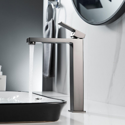 Смеситель для раковины Shevanik S9611T цвет Оружейная сталь