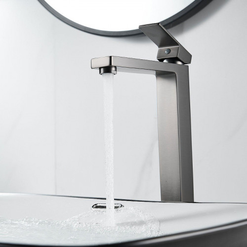 Смеситель для раковины Shevanik S9611T цвет Оружейная сталь