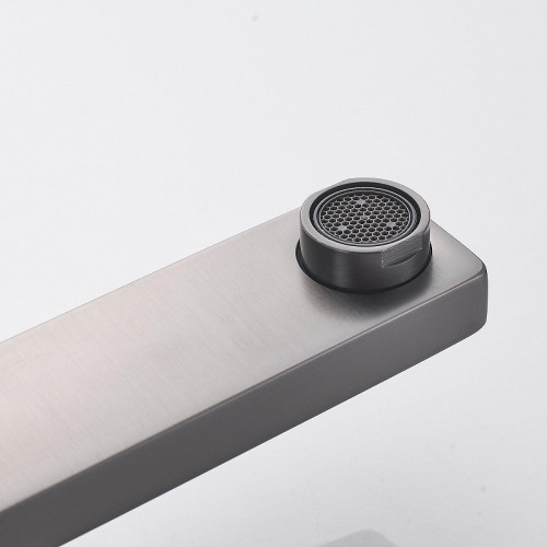 Смеситель для раковины Shevanik S9611T цвет Оружейная сталь