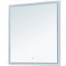 Зеркало Aquanet Nova Lite 75 242271 с подсветкой Белое МДФ / ЛДСП, стекло