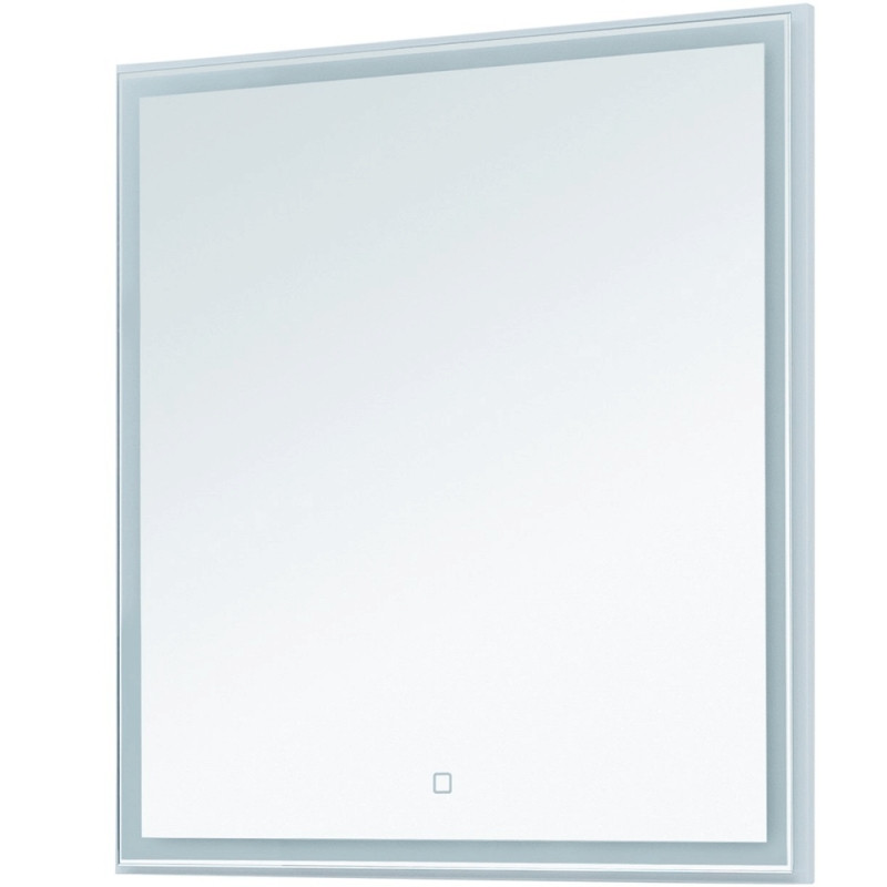Зеркало Aquanet Nova Lite 75 242271 с подсветкой Белое МДФ / ЛДСП, стекло