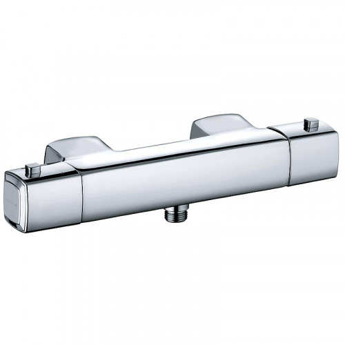 Смеситель для душа Kludi Q-Beo 504000542 с термостатом Хром на стену