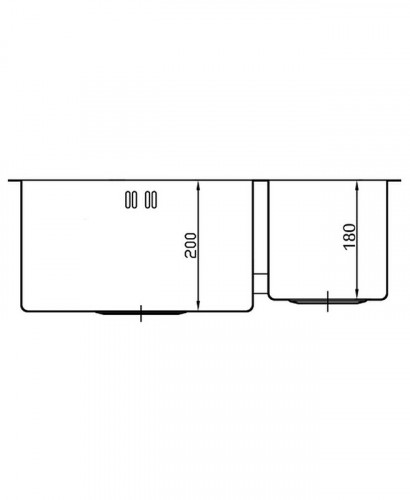 Кухонная мойка Seaman Eco Marino 57,5 R SME-575DRA.V цвет Нержавеющая сталь