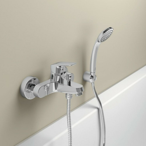 Смеситель для ванны Ideal Standard Ceraflex B1721AA Хром латунь на стену