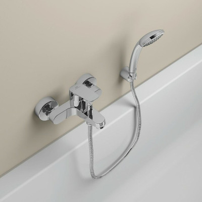 Смеситель для ванны Ideal Standard Ceraflex B1721AA Хром латунь на стену