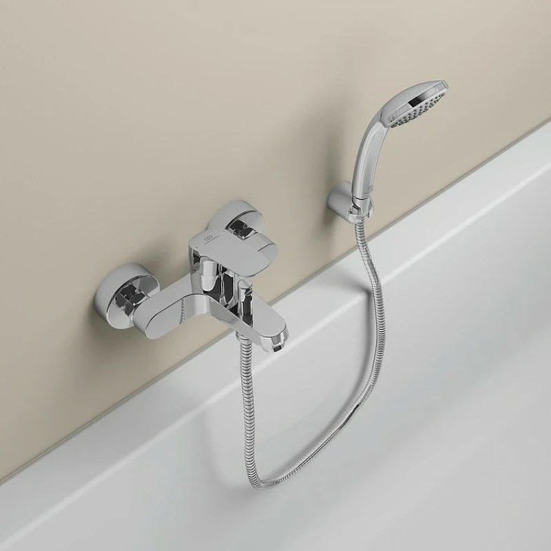 Смеситель для ванны Ideal Standard Ceraflex B1721AA Хром латунь на стену