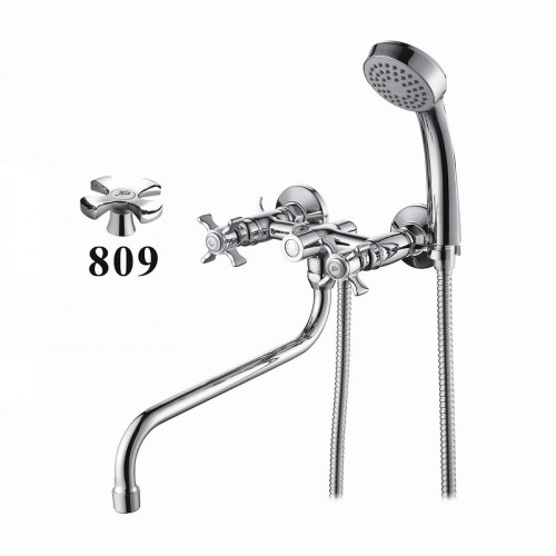 Смеситель для ванны D-Lin D143809 универсальный цвет  Хром