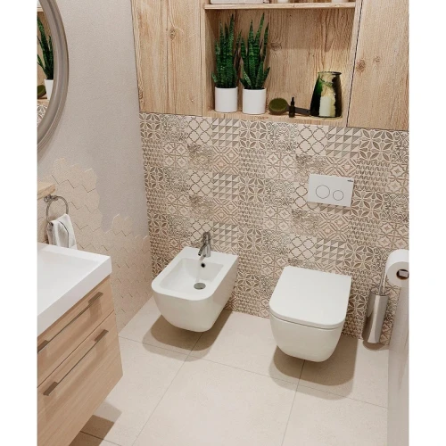 Инсталляция Lavinia Boho RelFix 77020017 для унитаза с клавишей смыва цвет Белый глянцевый