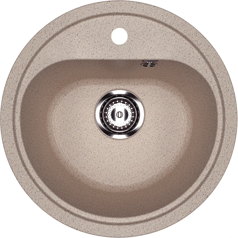 Кухонная мойка Ulgran Classic U-700-302 Песочная искусственный камень (литьевой мрамор) встраиваемый