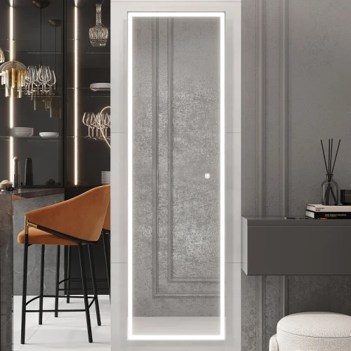 Зеркало Laparet Modus 45 mod.45*150 с подсветкой с сенсорным выключателем стекло