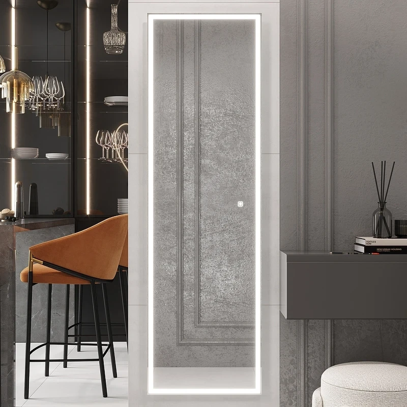 Зеркало Laparet Modus 45 mod.45*150 с подсветкой с сенсорным выключателем стекло