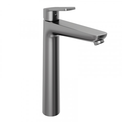 Смеситель для раковины Abelsberg Lineara UNF23509GM цвет Космическая сталь