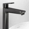 Смеситель для раковины Abelsberg Lineara UNF23509GM цвет Космическая сталь