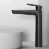 Смеситель для раковины Abelsberg Lineara UNF23509GM цвет Космическая сталь