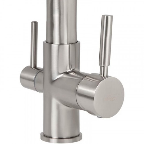 Смеситель для кухни Viko V-5608 Серебро Серый латунь