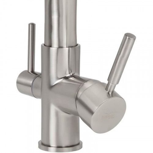 Смеситель для кухни Viko V-5608 Серебро Серый латунь