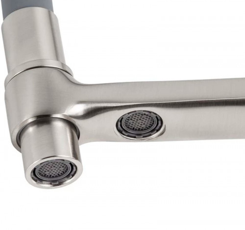 Смеситель для кухни Viko V-5608 Серебро Серый латунь