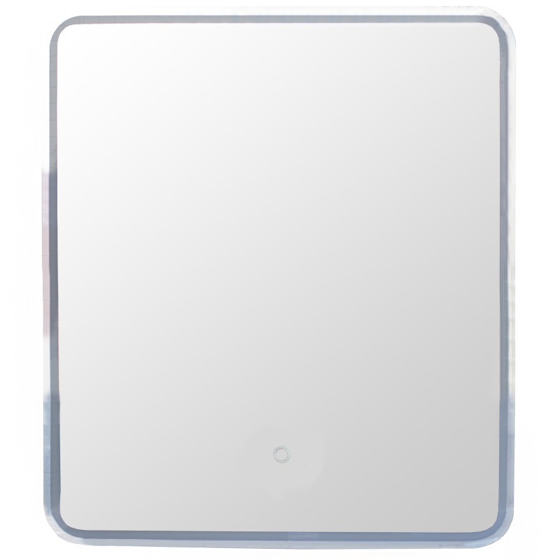 Зеркальный шкаф Style Line Каре 60 СС-00002274 с подсветкой и сенсором Белый МДФ / ЛДСП, стекло