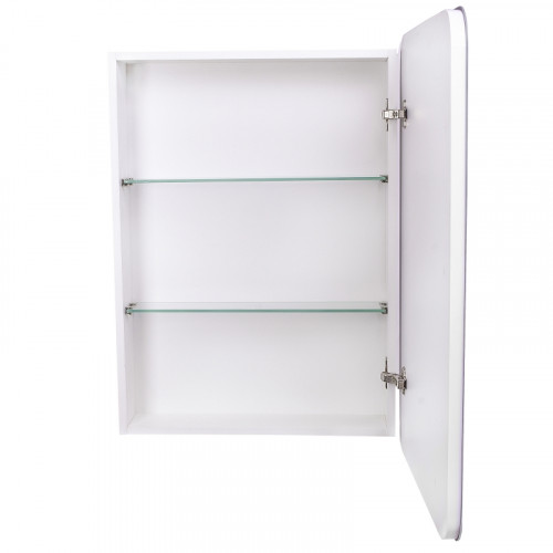 Зеркальный шкаф Style Line Каре 60 СС-00002274 с подсветкой и сенсором Белый МДФ / ЛДСП, стекло