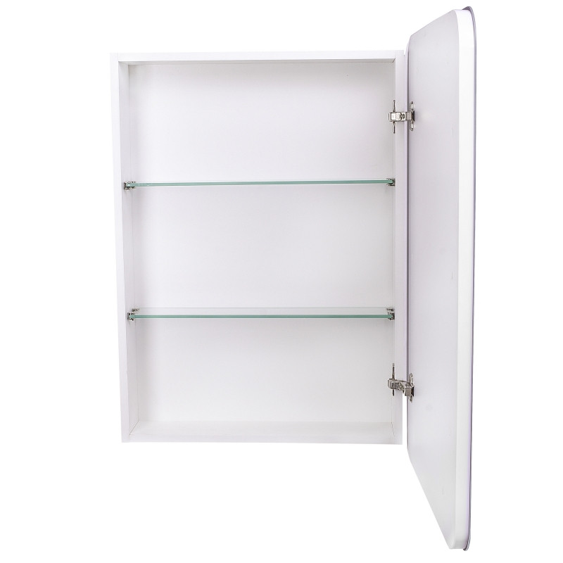 Зеркальный шкаф Style Line Каре 60 СС-00002274 с подсветкой и сенсором Белый МДФ / ЛДСП, стекло