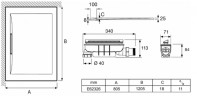 Душевой поддон из материала Flight Jacob Delafon Flight Pure 120x80 E62326-00 Белый глянец
